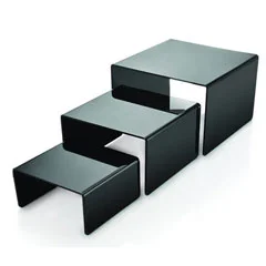 Biradlı Açık Büfe Pleksi Teşhir Standı, 25x25x15 cm