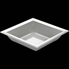 Biradlı Açık Büfe Salata Meyve Sunum Kasesi 37,3x37,3x9 cm