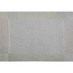 Biradlı Amerikan Servis, Pvc, Desenli, 30x45 cm, Gri