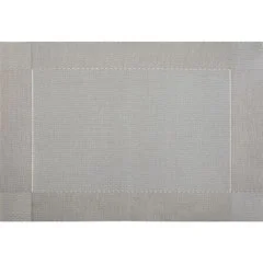 Biradlı Amerikan Servis, Pvc, Desenli, 30x45 cm, Gri