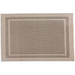 Biradlı Amerikan Servis, Pvc, Desenli, 30x45 cm, Kahverengi, BRD 2065