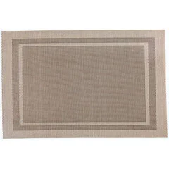 Biradlı Amerikan Servis, Pvc, Desenli, 30x45 cm, Kahverengi, BRD 2065