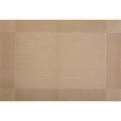 Biradlı Amerikan Servis, Pvc, Desenli, 30x45 cm, Kahverengi, BRD 2066