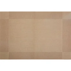 Biradlı Amerikan Servis, Pvc, Desenli, 30x45 cm, Kahverengi, BRD 2066