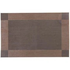 Biradlı Amerikan Servis, Pvc, Desenli, 30x45 cm, Kahverengi, BRD 99198