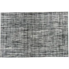 Biradlı Amerikan Servis, Pvc, Desenli, 30x45 cm, Siyah Beyaz