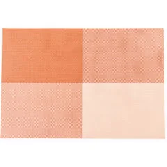Biradlı Amerikan Servis, Pvc, Desenli, 30x45 cm, Turuncu