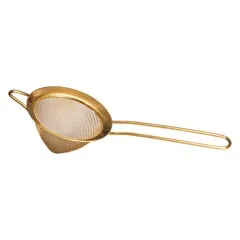 Biradlı Bar Süzgeci, 8 cm, Altın