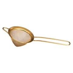 Biradlı Bar Süzgeci, 8 cm, Altın