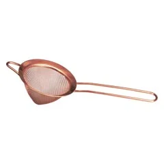 Biradlı Bar Süzgeci, 8 cm, Bakır