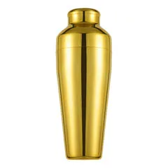Biradlı BRD-601 Fransız Model Shaker, 600 Cl, Altın