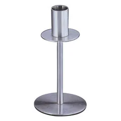 Biradlı BRD-JTS2903-B Ayaklı Çelik Mumluk, 16 cm