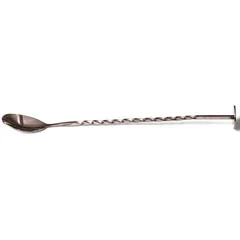 Biradlı Burgulu Bar Kaşığı, Bakır, 27 cm