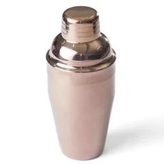 Biradlı Çelik Kokteyl Shaker, 350 Cl, Bakır