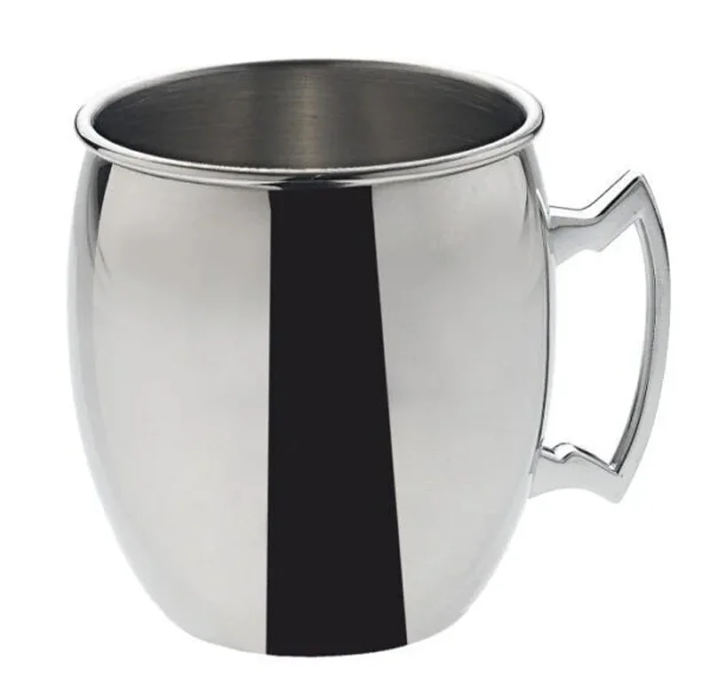 Biradlı Çelik Moscow Mule Bardak, 500 cc