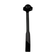 Biradlı Çift Taraflı Polikarbon Sos Kepçesi, 27cm, Siyah