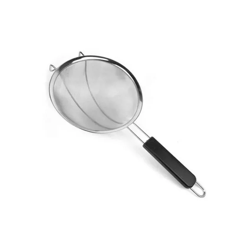 Biradlı Destekli Çelik Süt Süzgeci, 22 cm