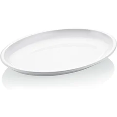 Biradlı Fts-1958 Melamin Tabak, Oval, 55x39x6, Sarı