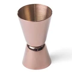 Biradlı İkili Jigger, 2/4 cl, Bakır