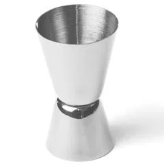 Biradlı İkili Jigger, 2/4 cl, Gümüş