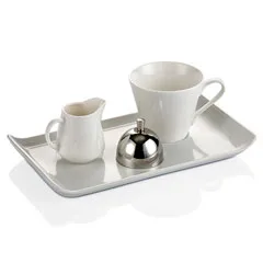 Biradlı Nescafe Servis Takımı, Dikdörtgen, 26x14,50 cm