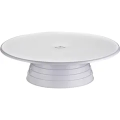 Biradlı Pasta Sıvama Standı, 33 cm, Beyaz