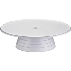 Biradlı Pasta Sıvama Standı, 33 cm, Beyaz