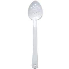 Biradlı Policarbon Servis Kaşığı, Delikli, 34 cm, Beyaz