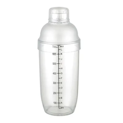 Biradlı Polikarbon Kokteyl Shaker, 700 cc