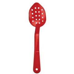 Biradlı Polikarbon Servis Kaşığı Delikli, 29 cm, Siyah