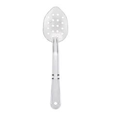 Biradlı Polikarbon Servis Kaşığı Delikli, 29 cm, Şeffaf