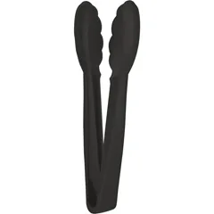 Biradlı Polikarbon Servis Maşası, 23 cm, Siyah