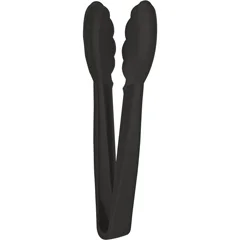 Biradlı Polikarbon Servis Maşası, 23 cm, Siyah