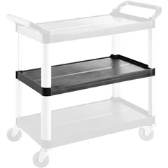 Biradlı Servis Arabası Orta Yedek Tabla