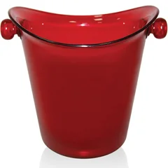 Biradlı Şişe Kovası, 27x15,5x23 cm, Kırmızı