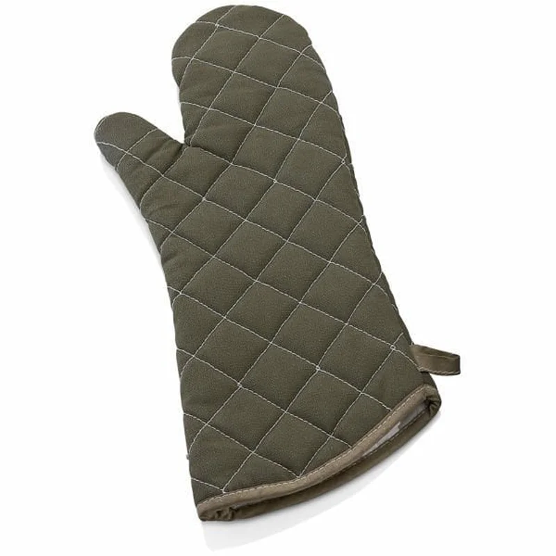 Biradlı Yanmaz Eldiven, 40 cm Yeşil