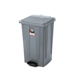 Bora Plastik , Mono Tone Pedallı Çöp Kovası Köşeli No:4 - 48 Lt BO642