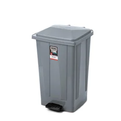 Bora Plastik , Mono Tone Pedallı Çöp Kovası Köşeli No:4 - 48 Lt BO642