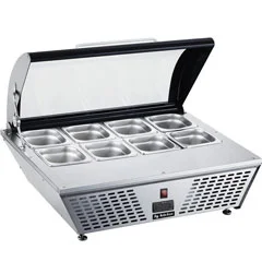By Kitchen Set Üstü Soğuk Teşhir Dolabı, 103,5x47,7x32,8 cm, DSS 67 1