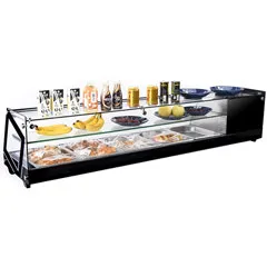 By Kitchen Set Üstü Soğuk Teşhir Ünitesi, 129,5x39,5x37,5 cm, DST 64