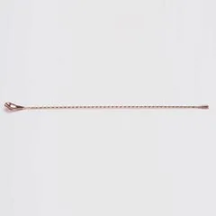 Zicco Çelik Bar Kaşığı, Burgulu, Bakır Kaplı, 50 cm