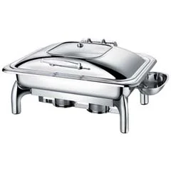 Epinox Dörtgen Chafıng Dısh, Hidrolik Kapak, 9 L, Cdh 9