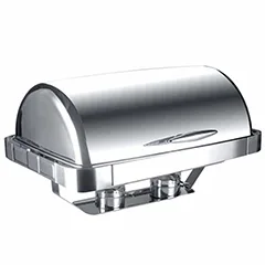 Epinox CDG-9 Chafing Dish, Roll Top Kapak, Gömme Camlı, 9 lt