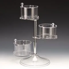 Zicco Çok Amaçlı Polikarbon Stand, Ayarlanabilir, 3 Katlı, 25x44 cm