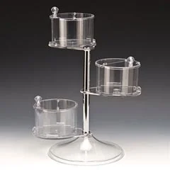 Zicco Çok Amaçlı Polikarbon Stand, Ayarlanabilir, 3 Katlı, 25x44 cm