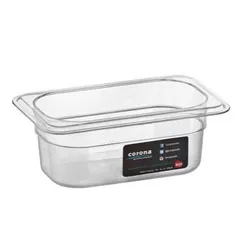 Corona Professional Polikarbon Gastronom Küvet, 1/9, 6,5 cm, BO167
