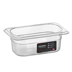 Corona Professional Polikarbon Gastronom Küvet, 1/9, 6,5 cm, BO167