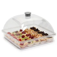 Corona Professional Kare Pasta Kek Kabı, Küçük, Polikarbon, BO359