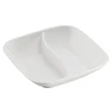 Corona Professional Polikarbon Sos Kabı, Kare, Bölmeli, BO726, Beyaz - Görsel 1