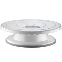 Corona Professional Polikarbon Döner Pasta Standı, 335 mm, BO389, Beyaz